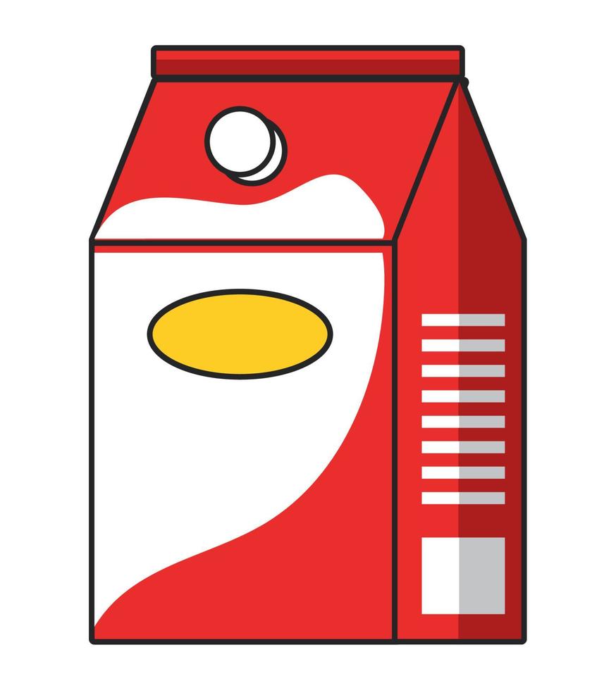 juice in tetra pak vector