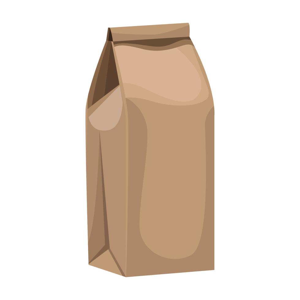 eco paper bag pack vector