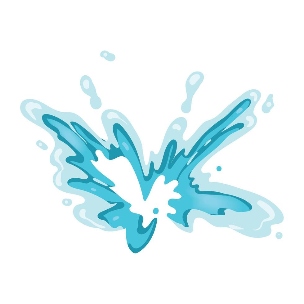 water shot natural resource vector