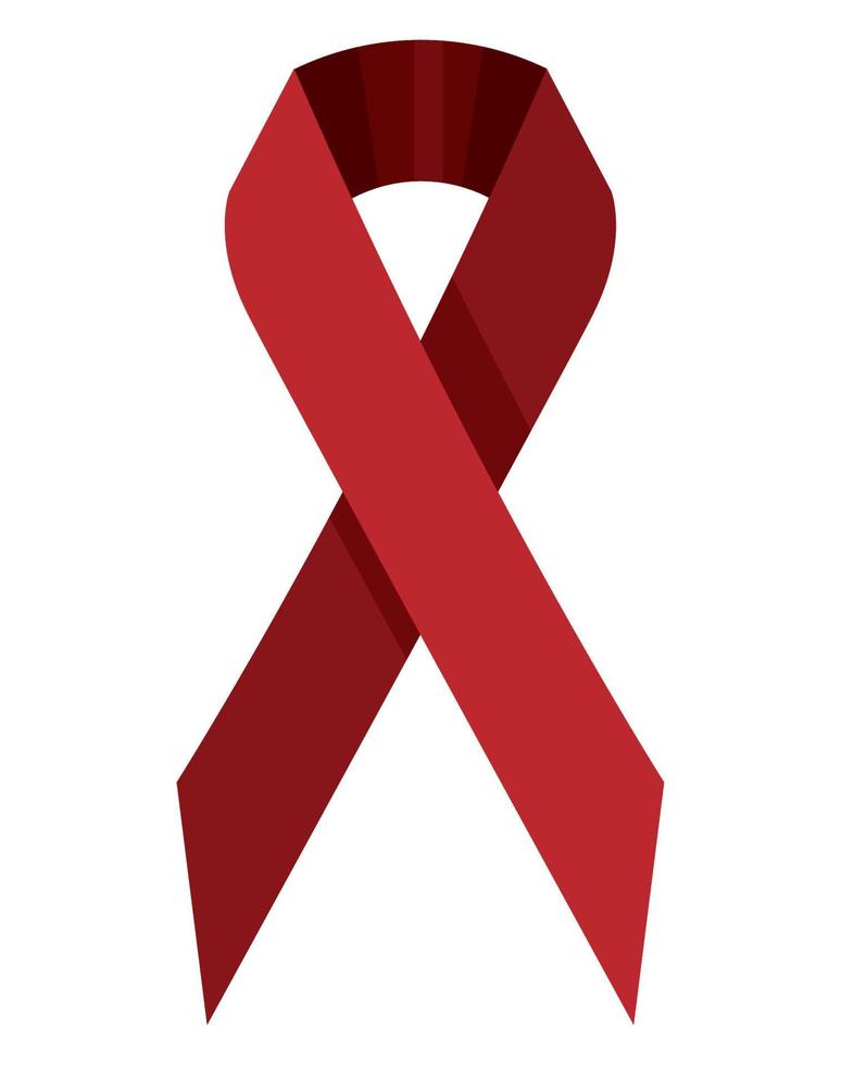 world AIDS day ribbon vector