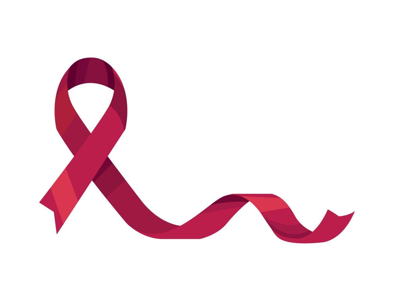 world AIDS day ribbon campaign vector