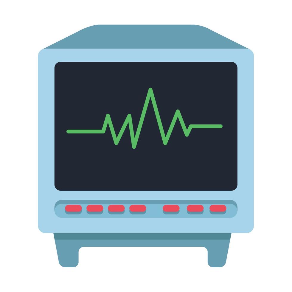 máquina herramienta de cardiología vector