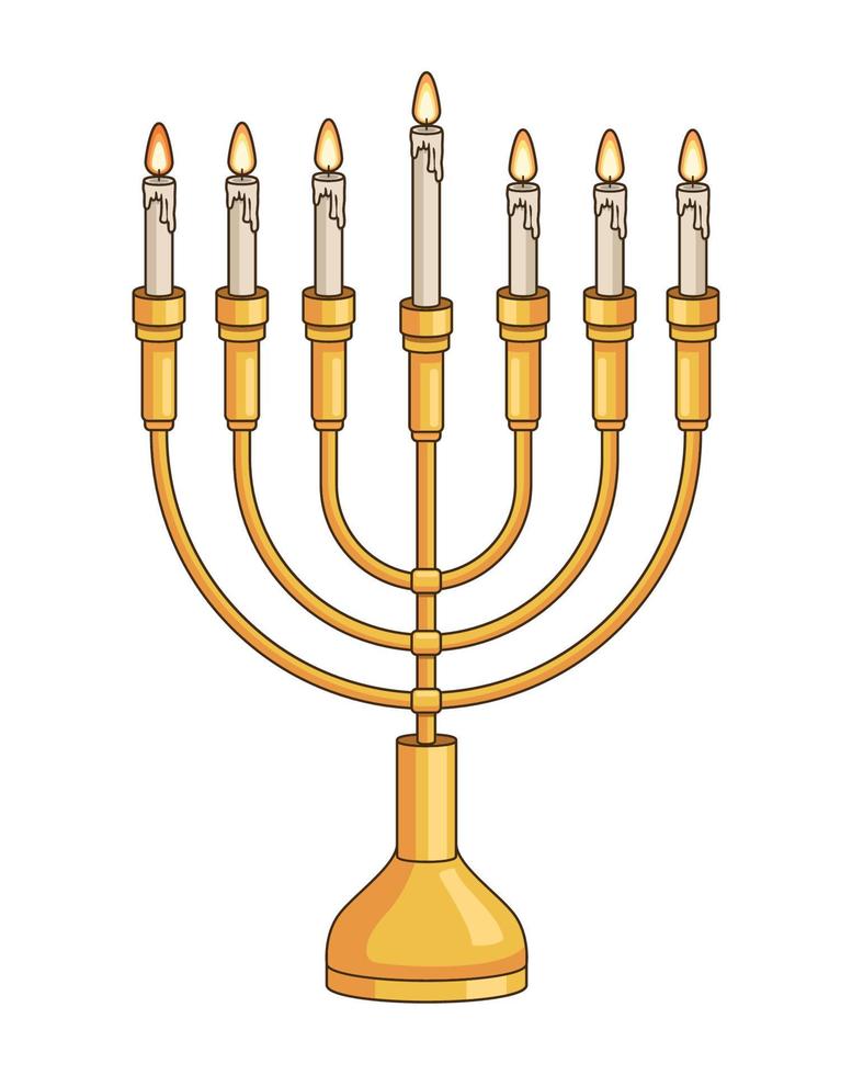 golden chandelier decoration vector