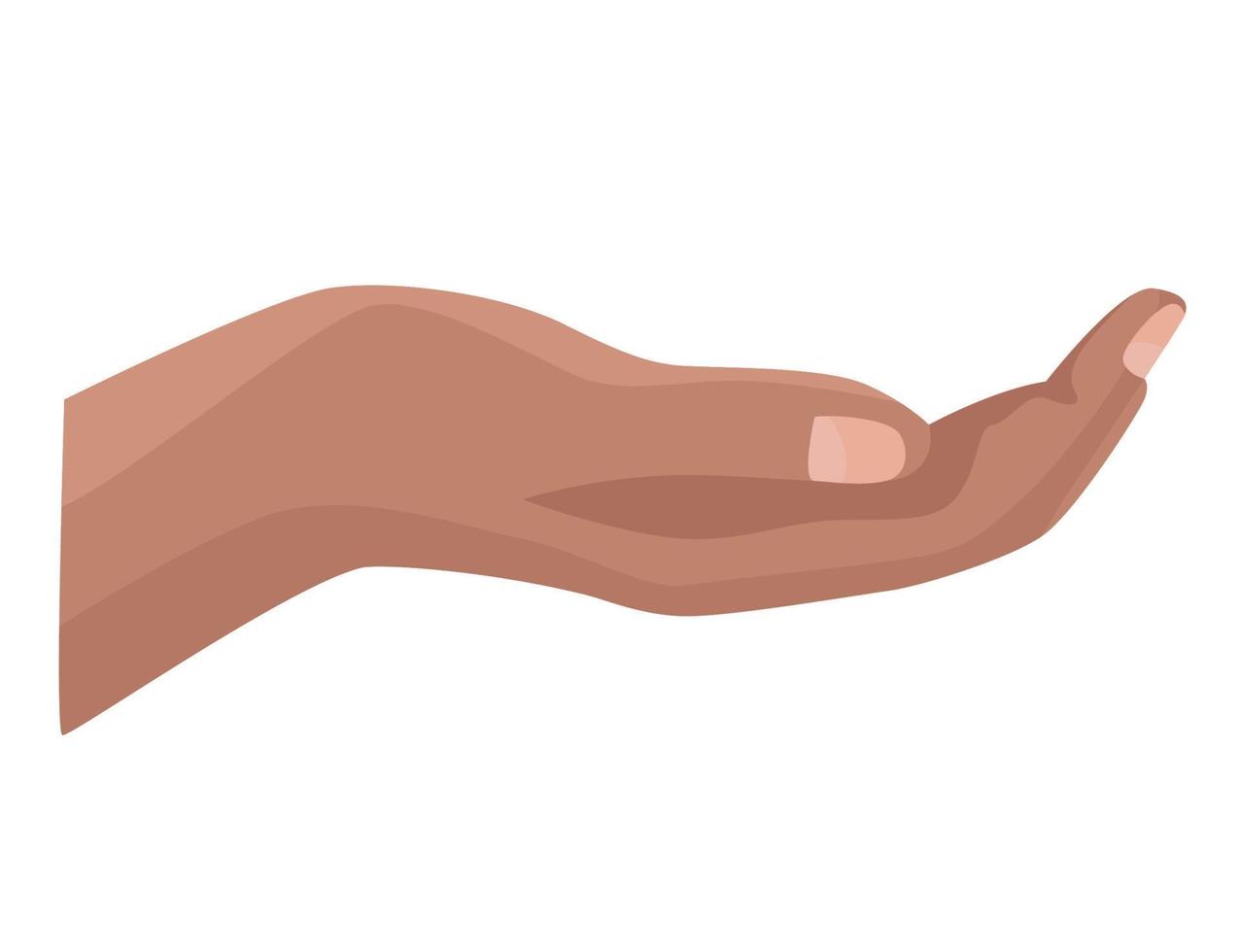 hand human receiving vector