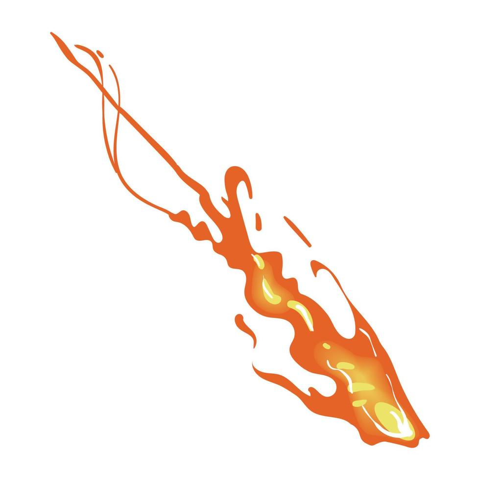 fire flame diagonal shot vector