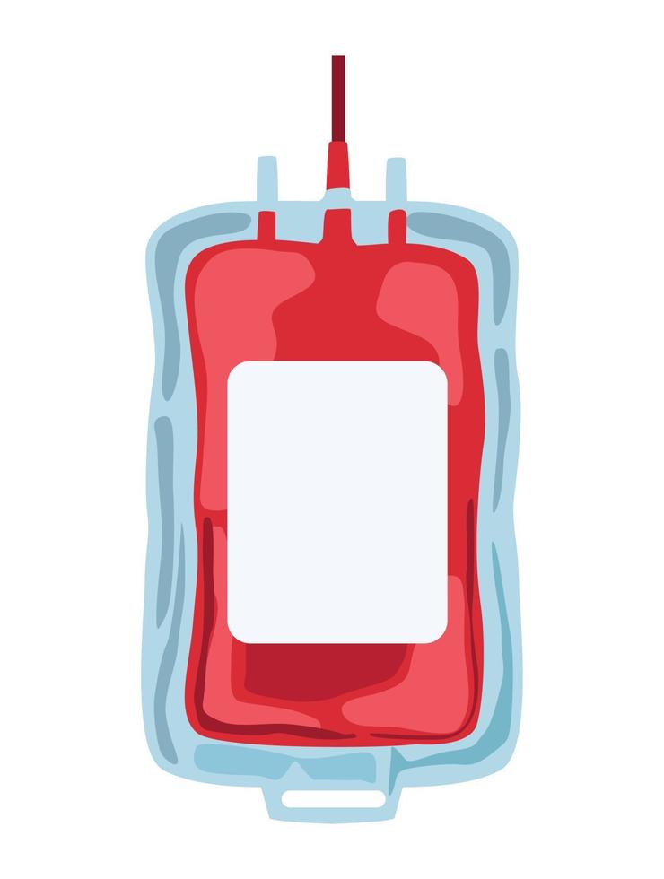 blood bag donation vector