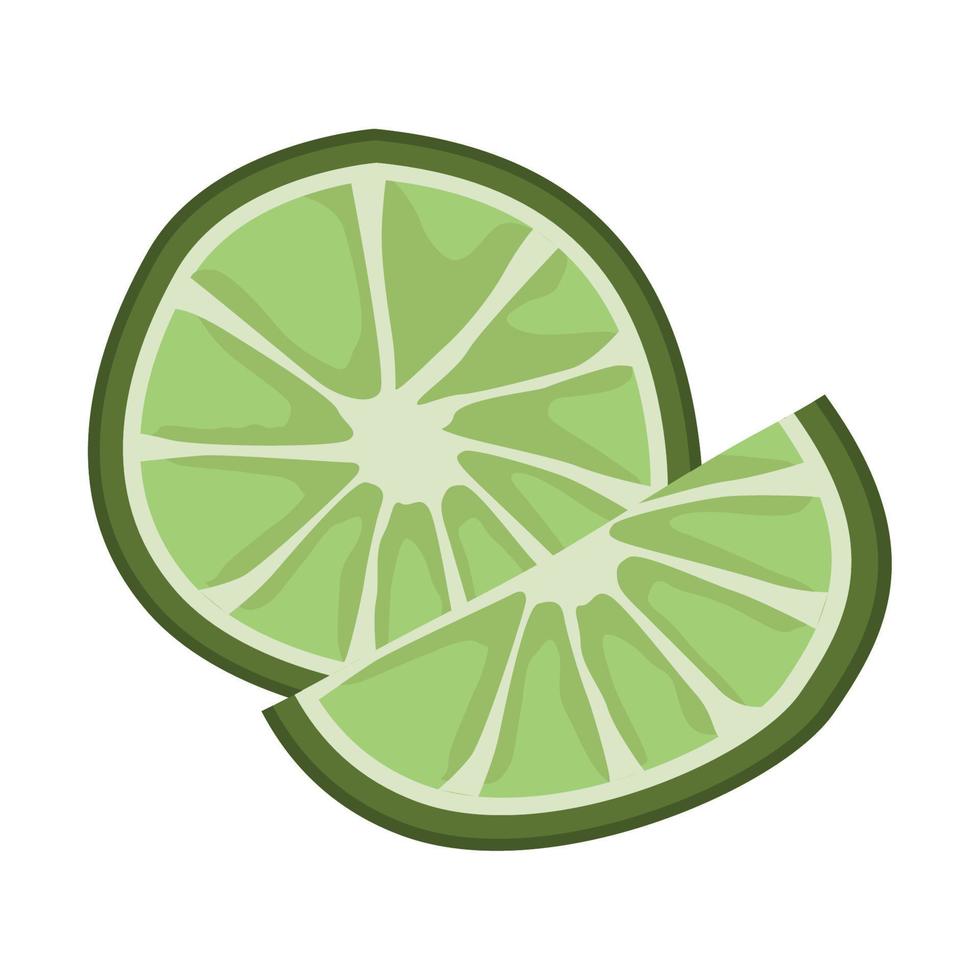 limones frescos frutas saludables vector