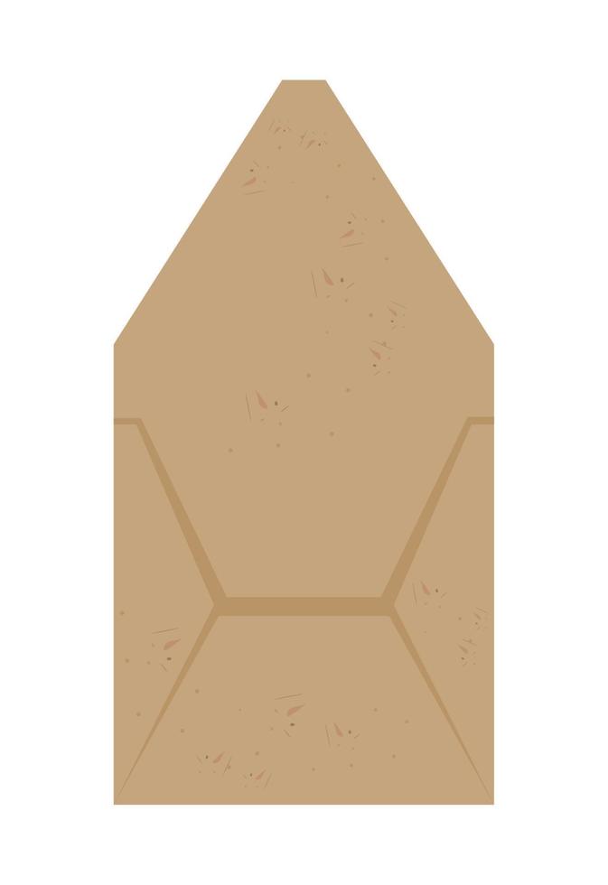eco carton envelope packing vector