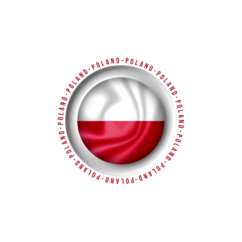 Flag Poland in Football World championship png