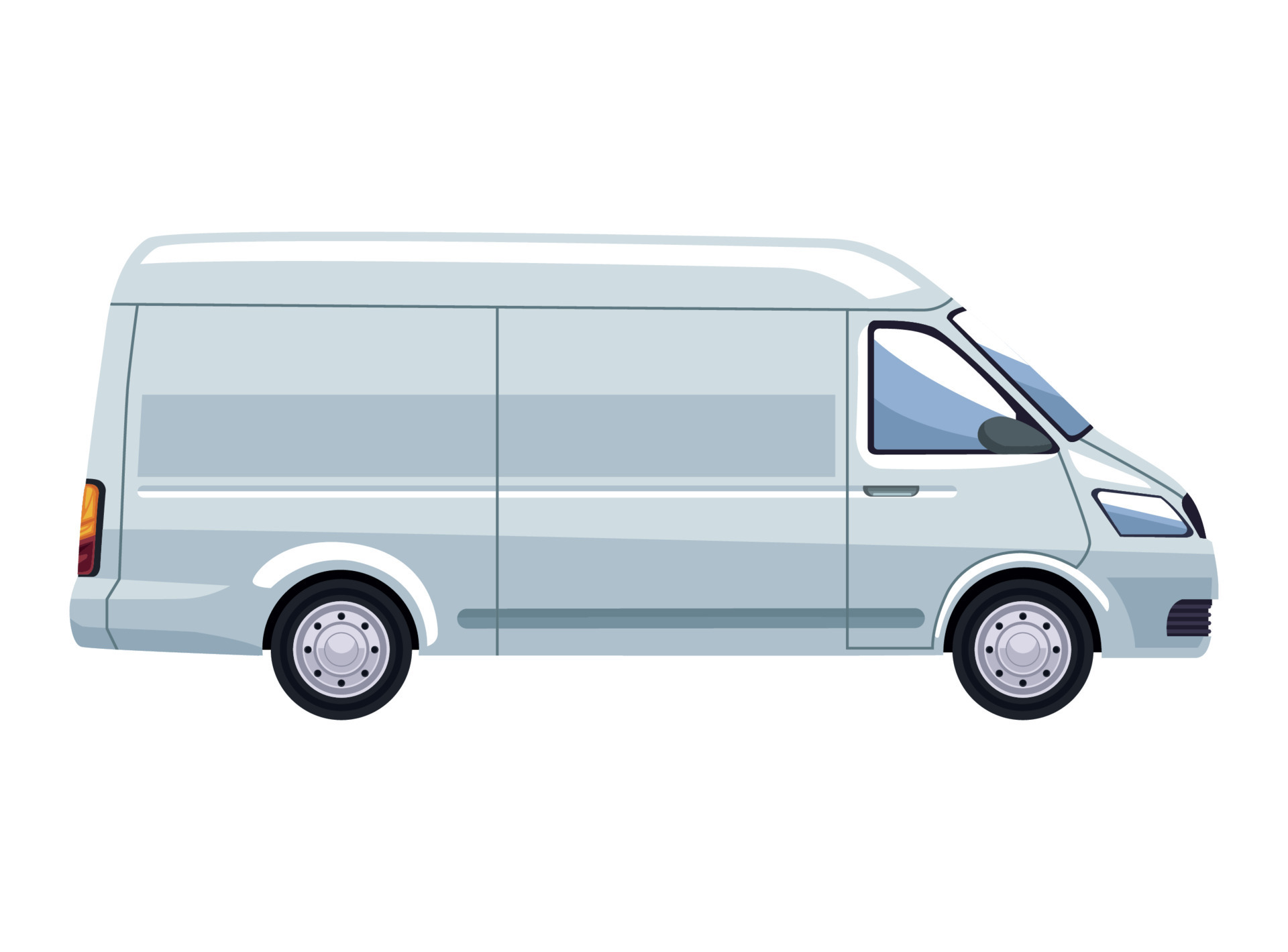 white van mockup 14176978 Vector Art at Vecteezy