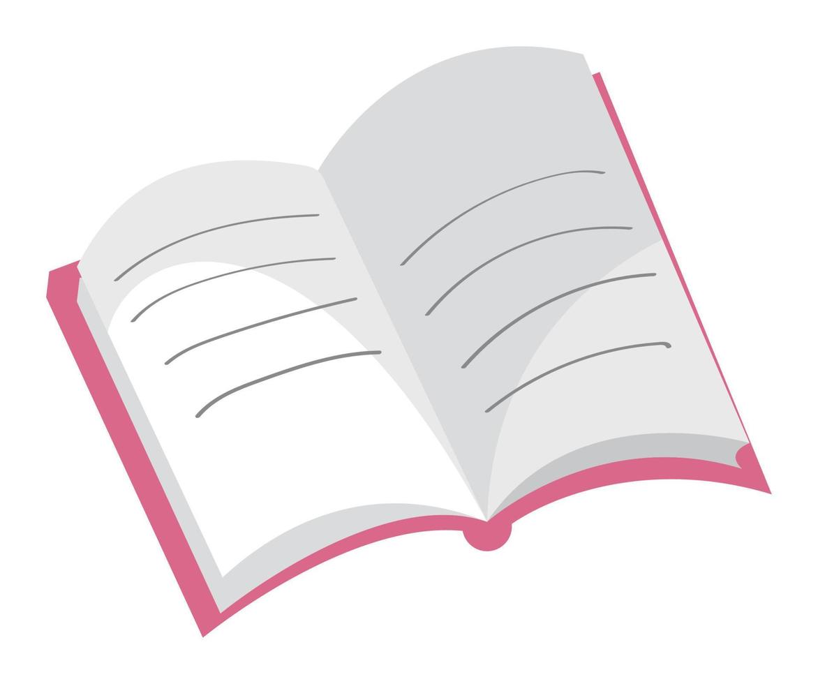 text book open vector