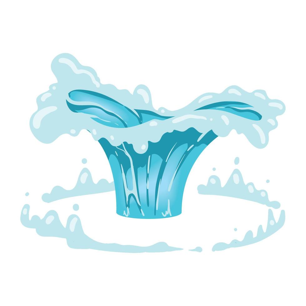 water explosion natural resource vector