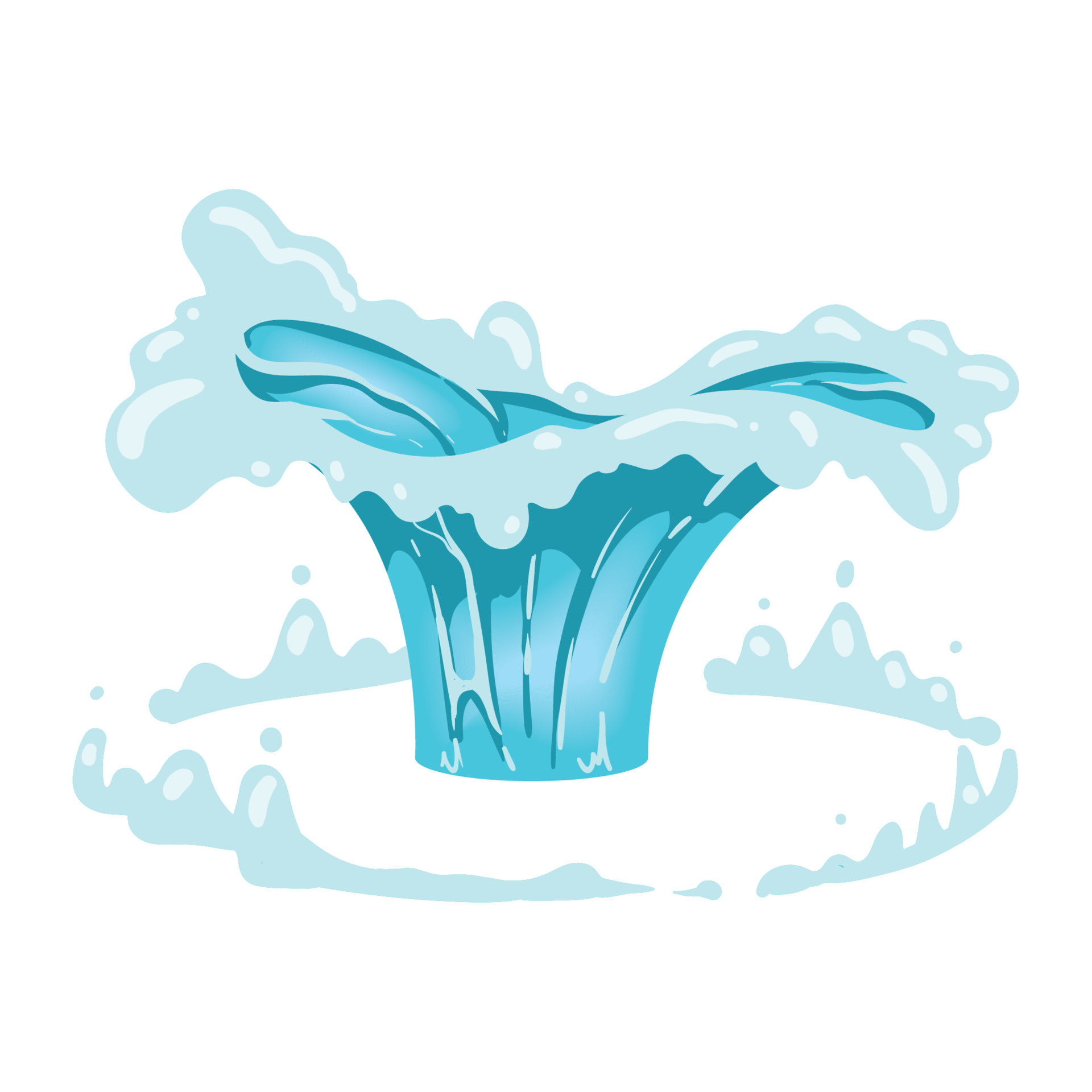 water explosion natural resource 14177009 Vector Art at Vecteezy
