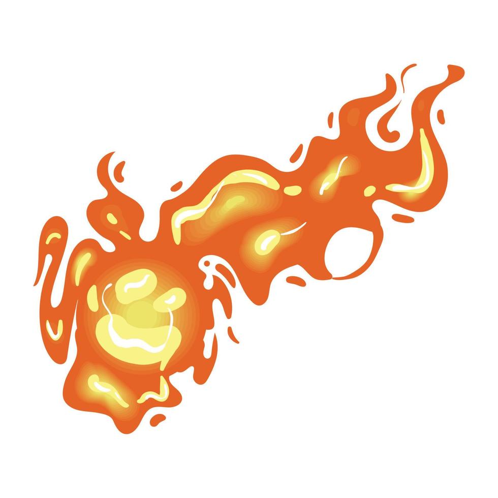 fire flame shot vector