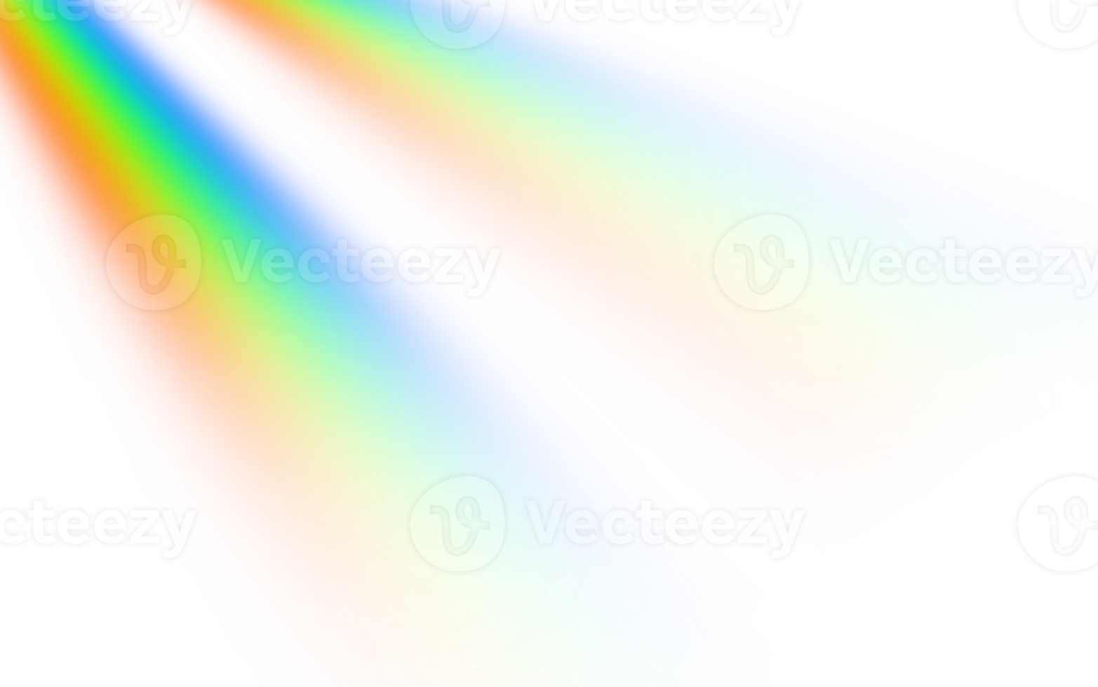 gradiente de color del arco iris para superposición de iluminación de efectos fotográficos png