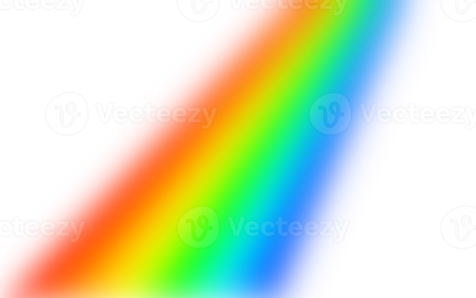 Rainbow color gradient for photo effect lighting overlay png