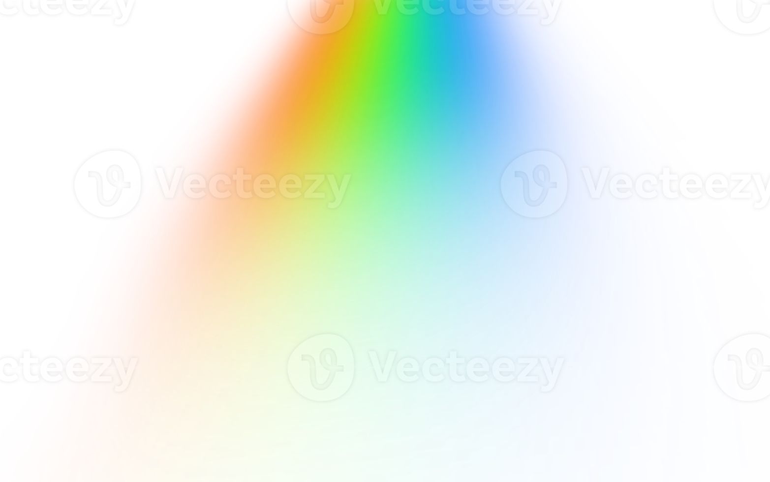 Rainbow color gradient for photo effect lighting overlay png