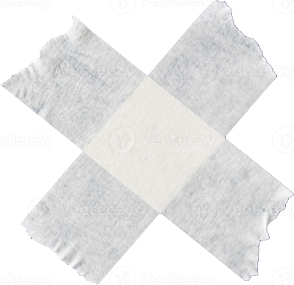 cross white paper tape png