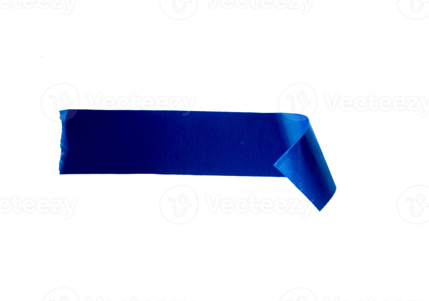 blue duct tape with roll edge for lower third png