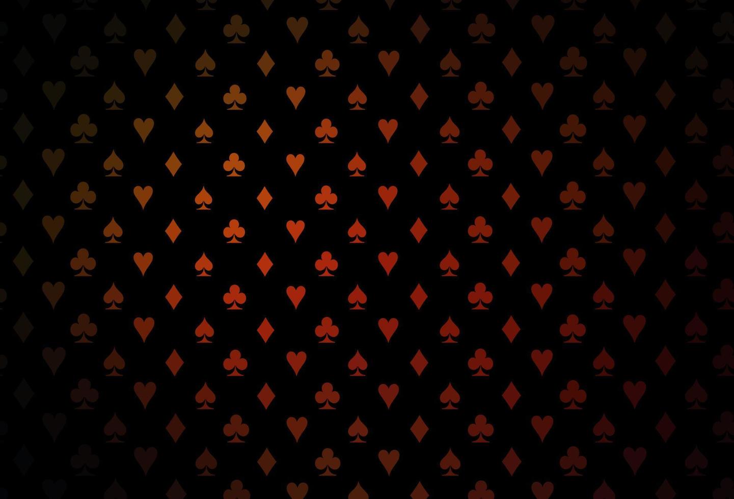 Dark orange vector layout with elements of cards.
