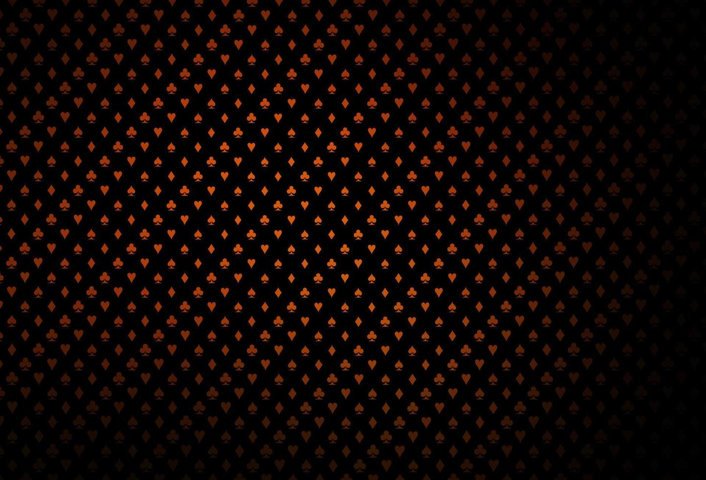 Dark orange vector layout with elements of cards.