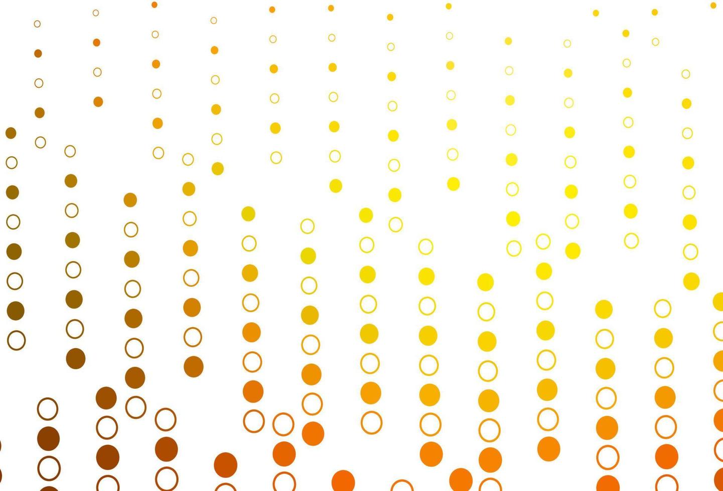 Light Orange vector cover with spots.