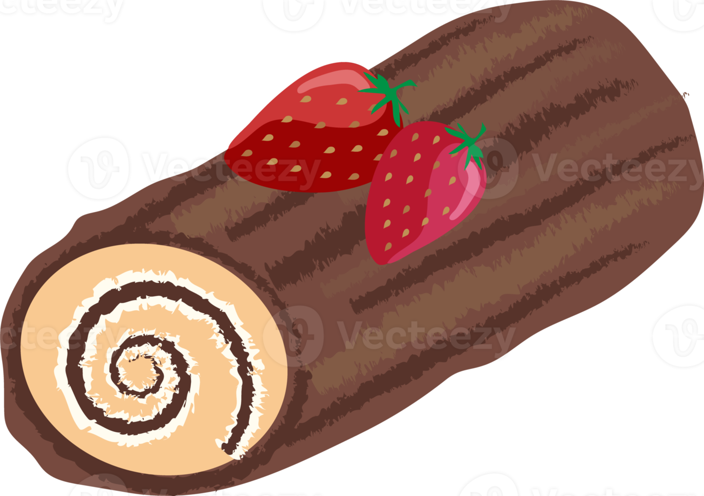 yule log cake png