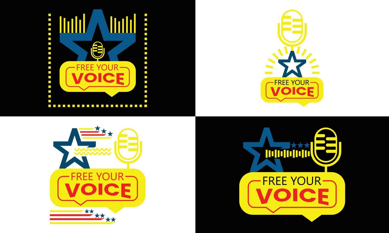 the best t shirt design for podcast streaming vector