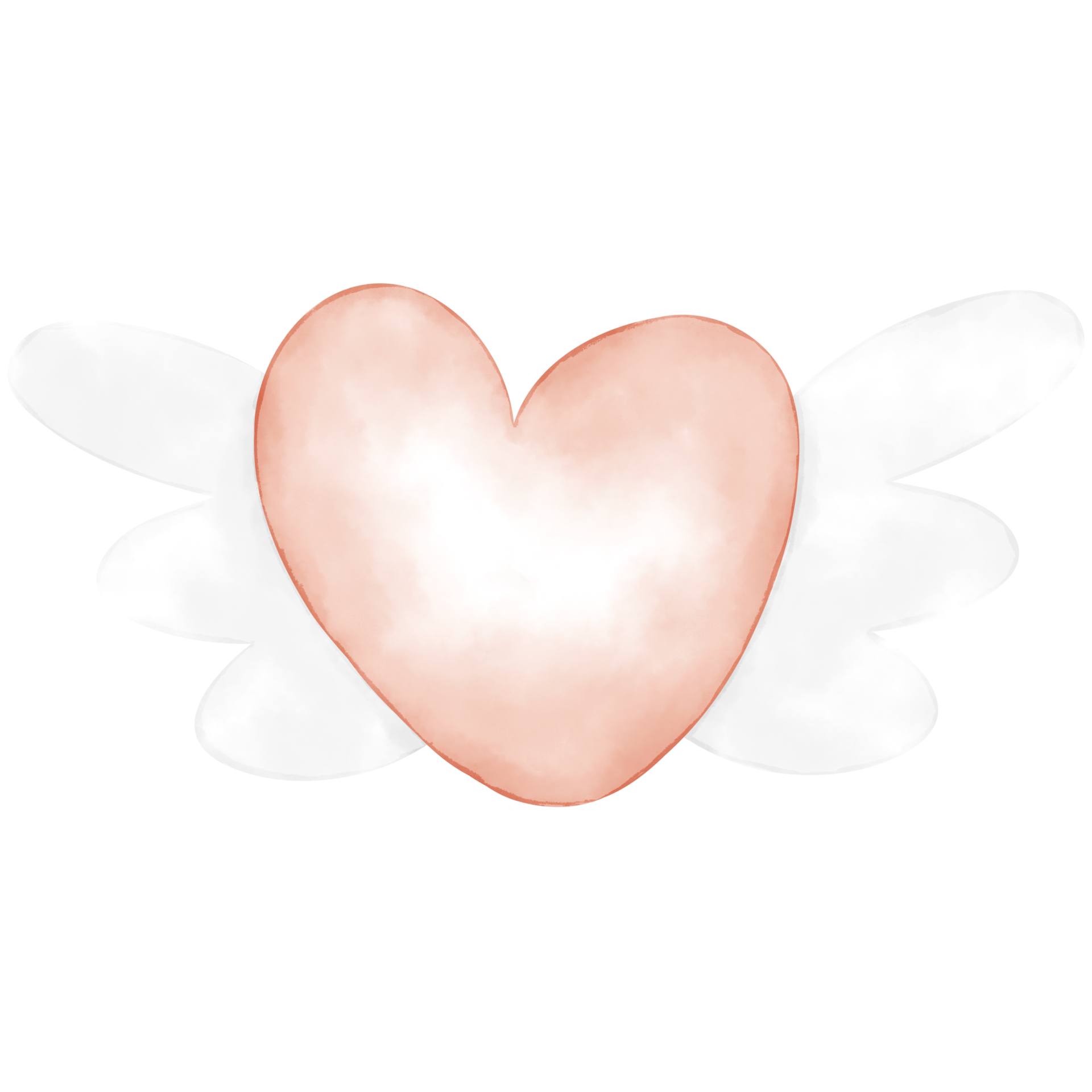 ilustração de coração boho em aquarela 14177720 PNG