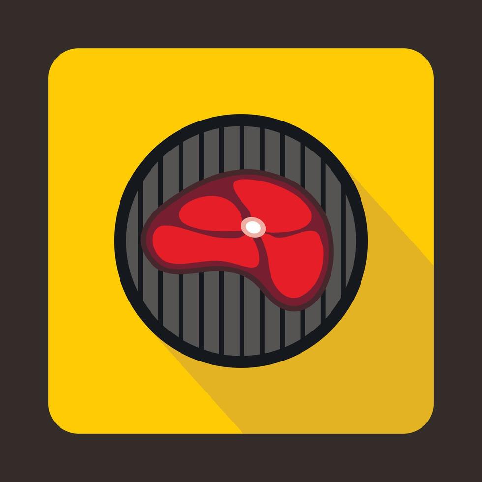 Steak Icon, Flat style vector