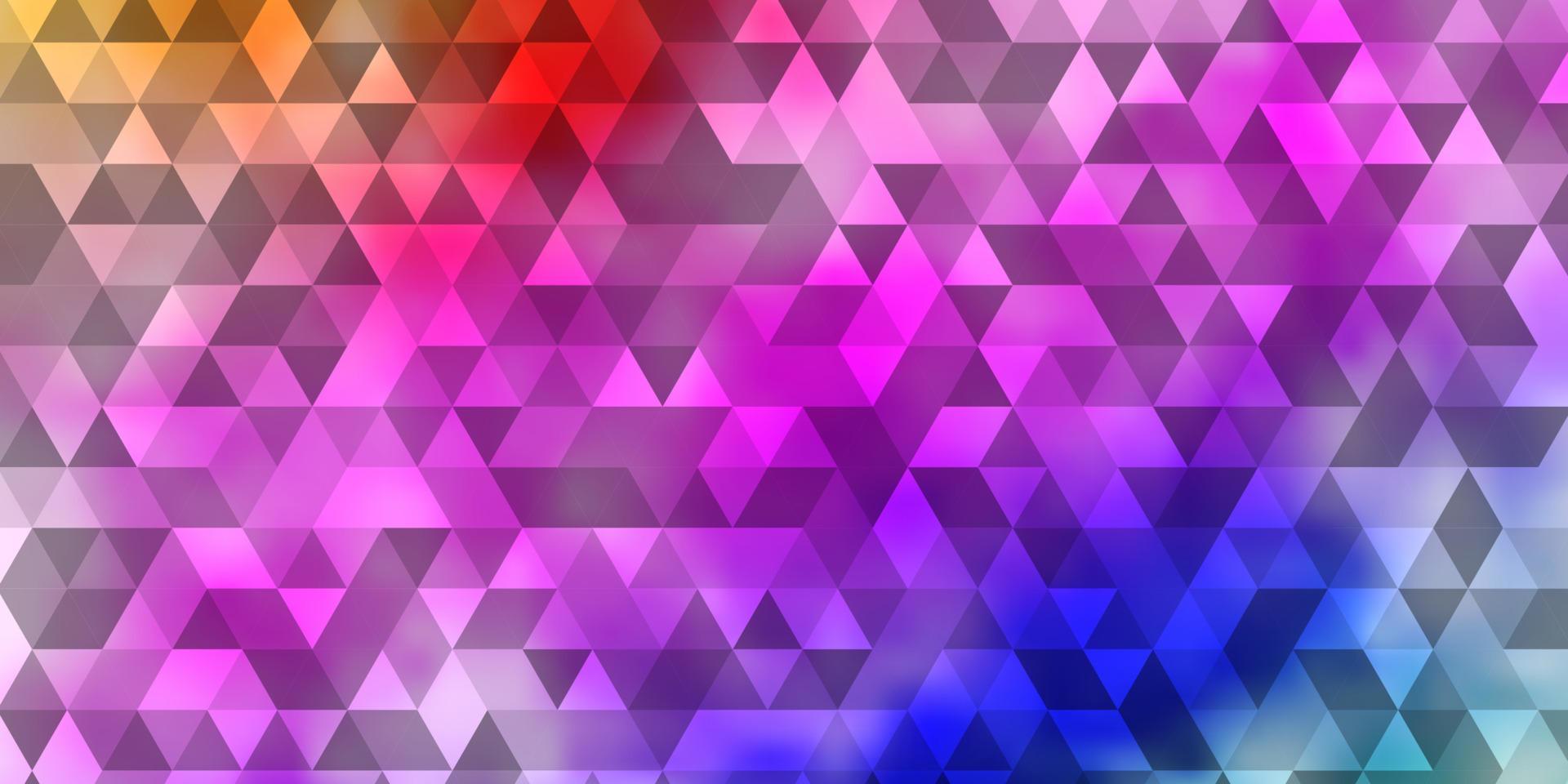 Light Multicolor vector background with polygonal style.