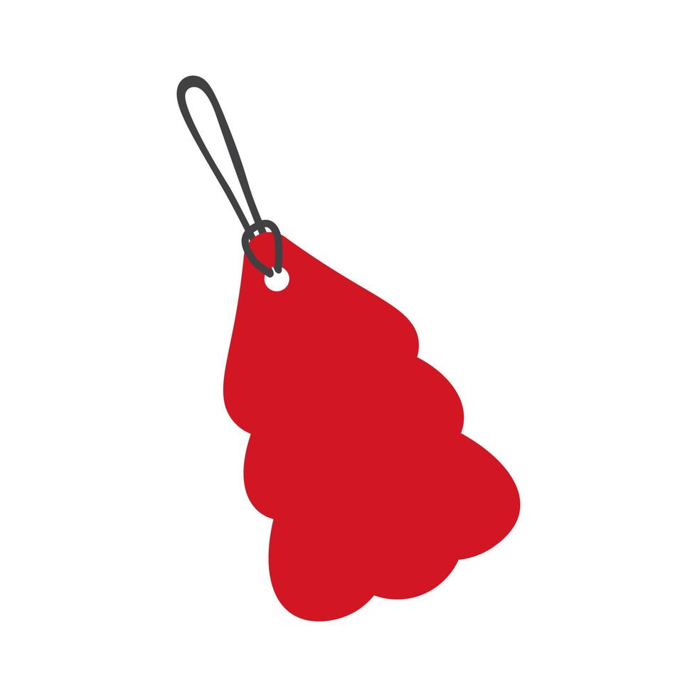 Red Discount Tag for sale promotion vector