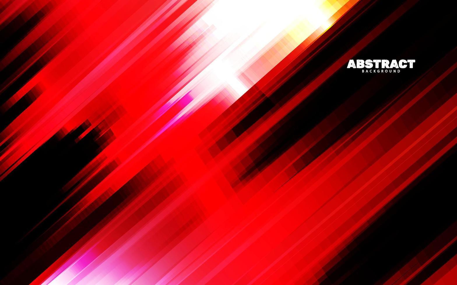 vector de fondo de luz de color rojo de velocidad abstracta