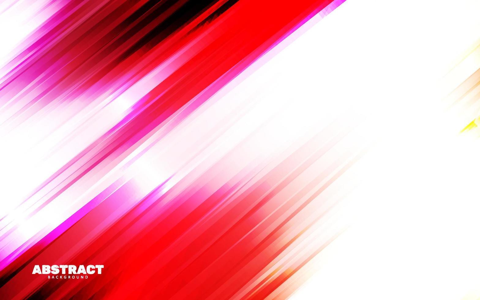 Abstract speed red color light background vector
