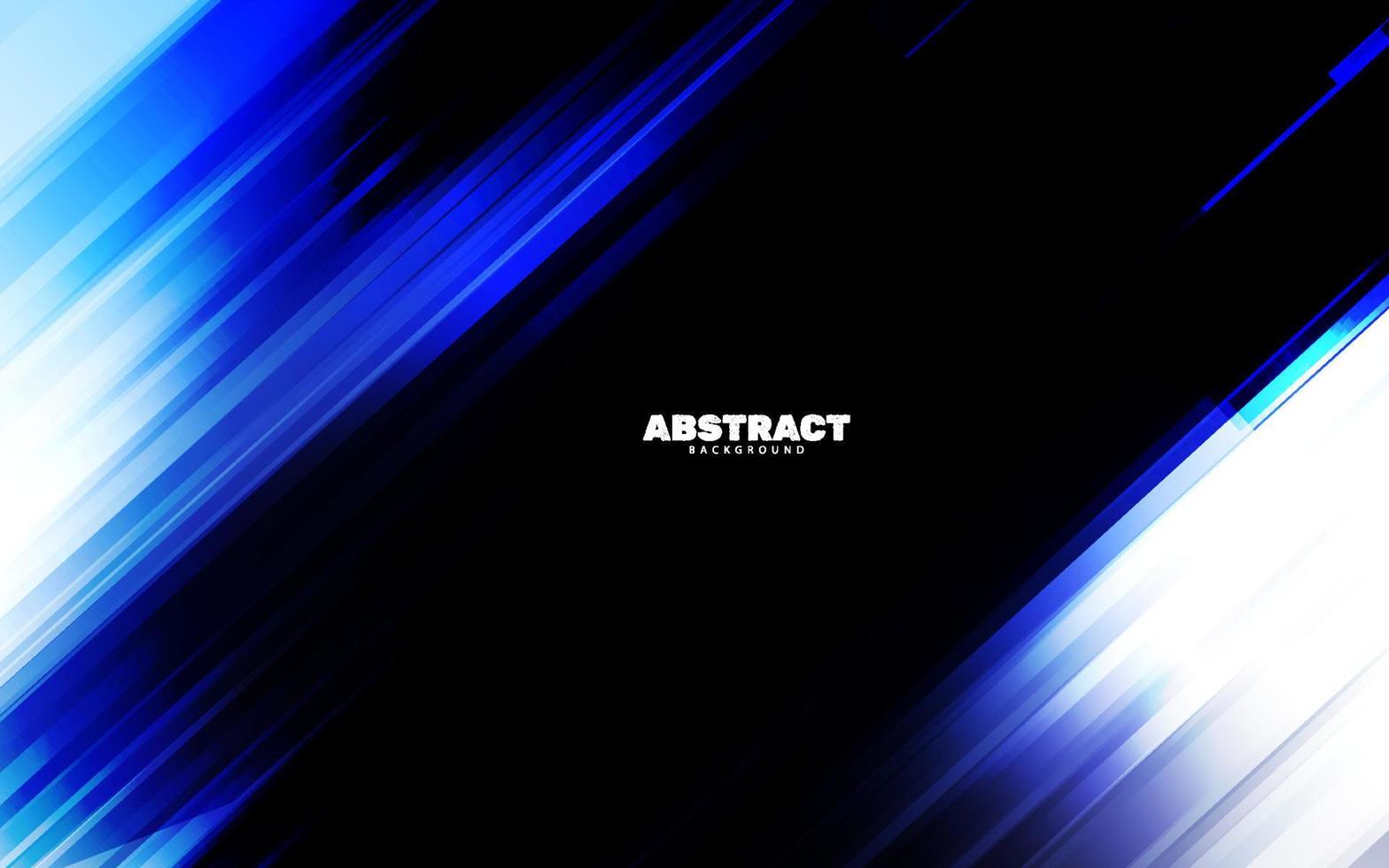 Abstract speed blue color light background vector