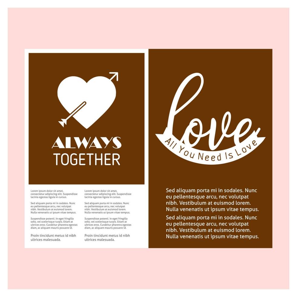 Valentines day background with icon set pattern Vector illustrationWallpaperflyers invitation posters brochure voucherbanners
