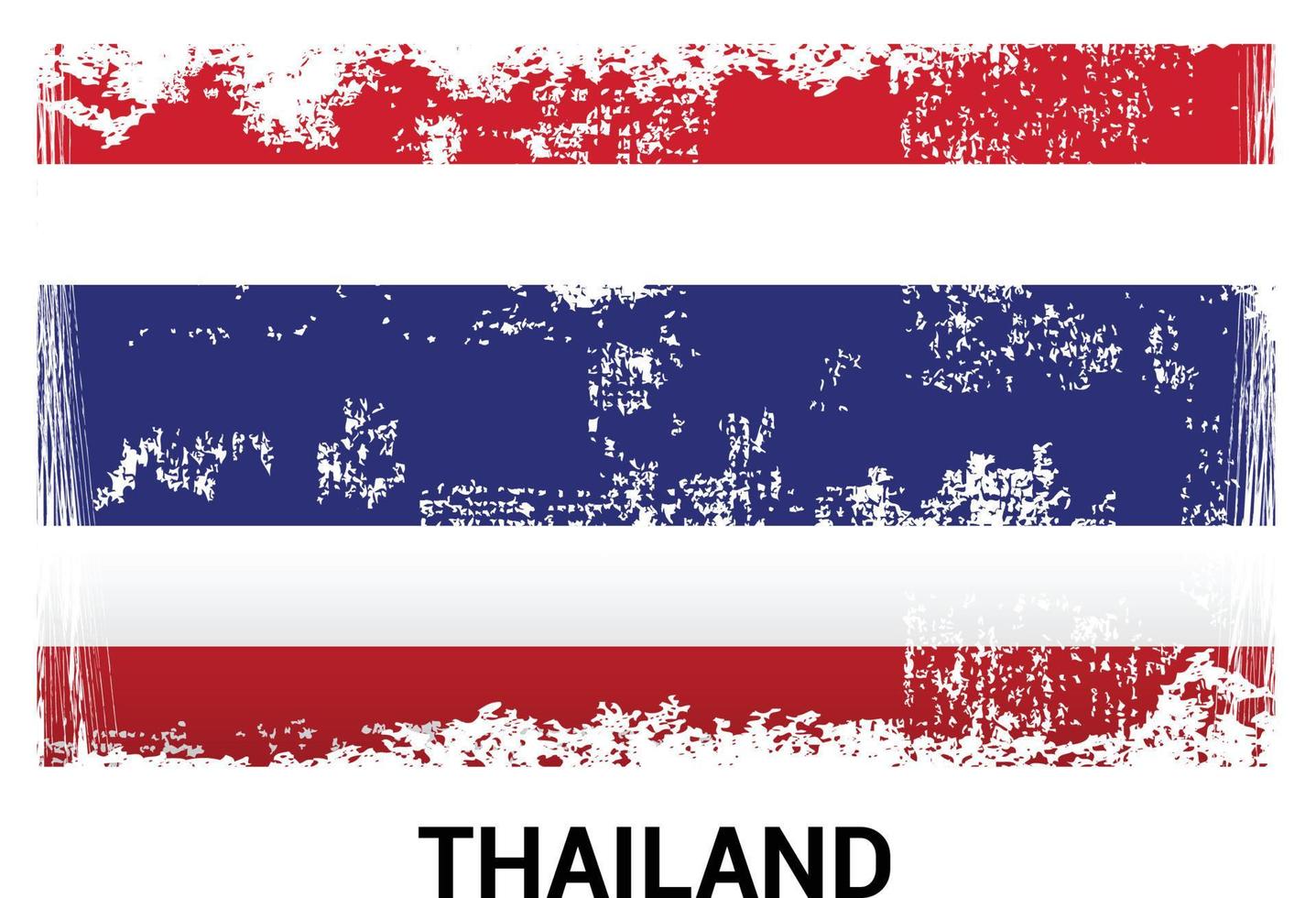 vector de diseño de bandera de tailandia
