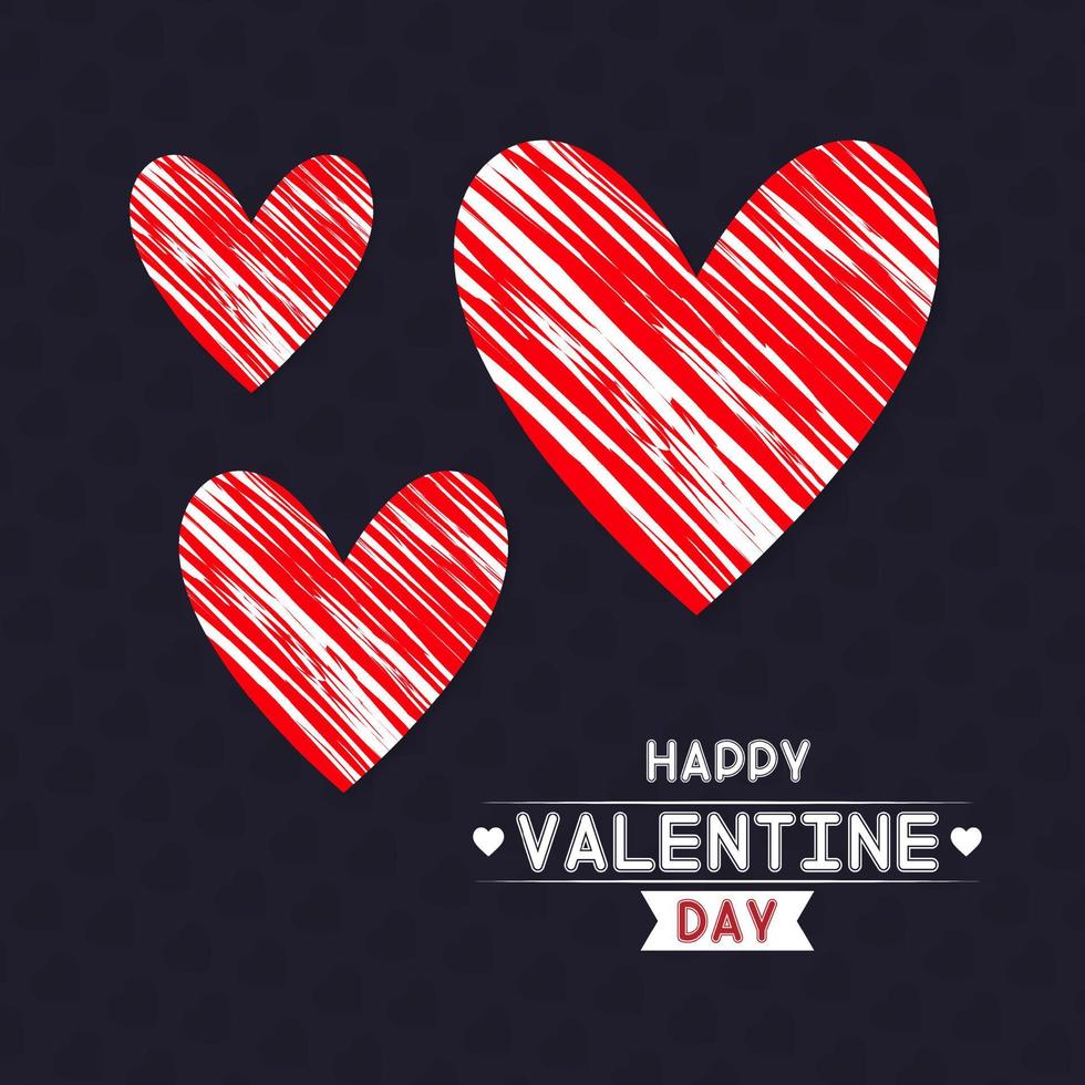 Valentines day background with icon set pattern Vector illustrationWallpaperflyers invitation posters brochure voucherbanners