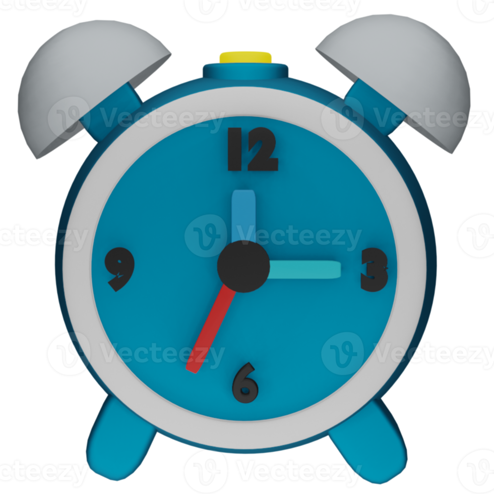 3D Alarm Clock icon, perfect to use as an additional element in your poster, banner and template designs png