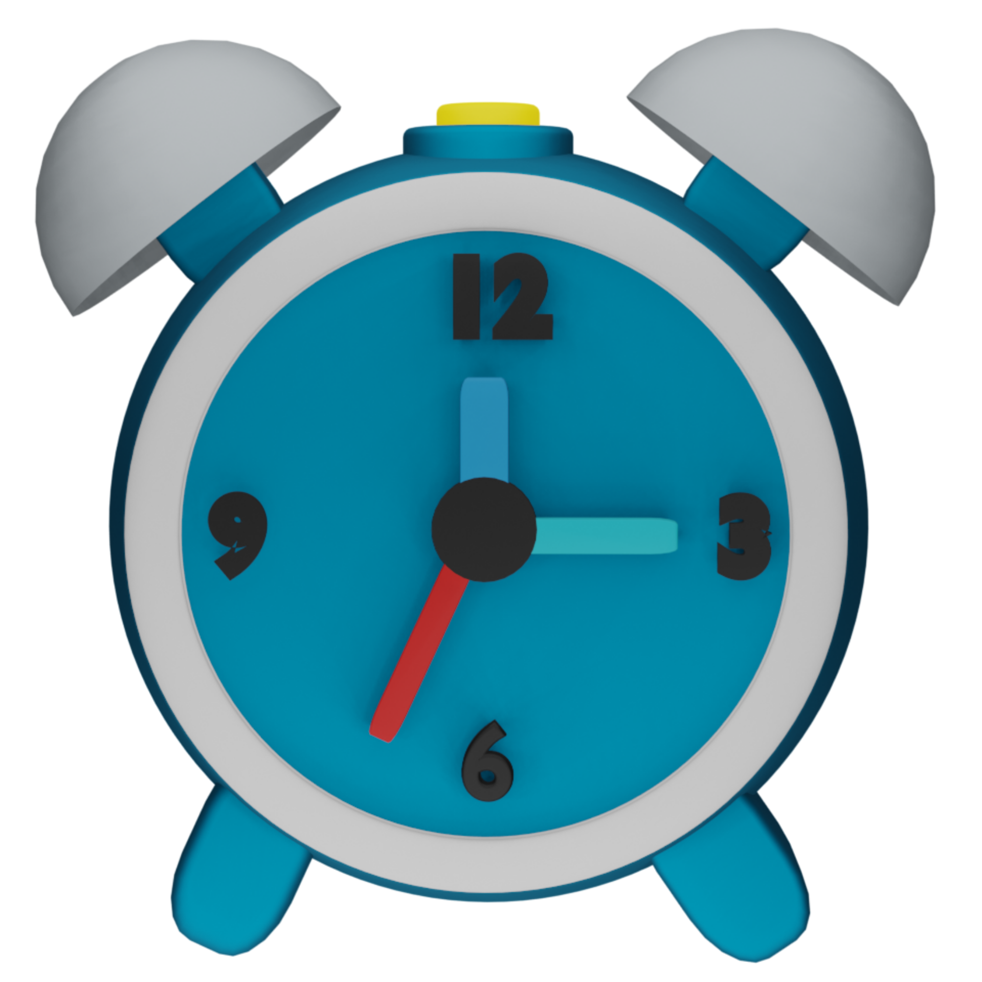 3D Alarm Clock icon, perfect to use as an additional element in your