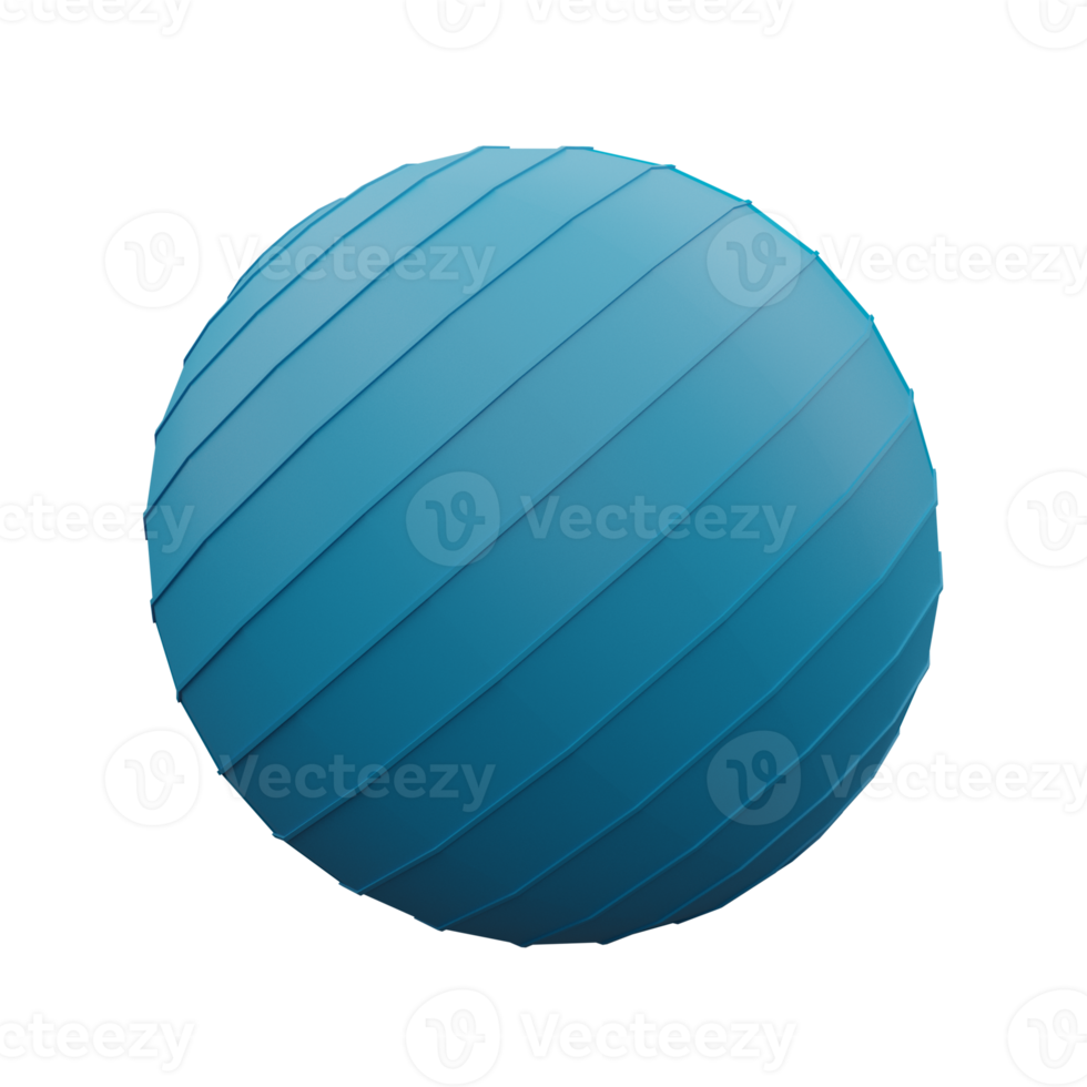 Gym Ball 3D Icon, perfect to use as an additional element in your poster, banner and template designs png