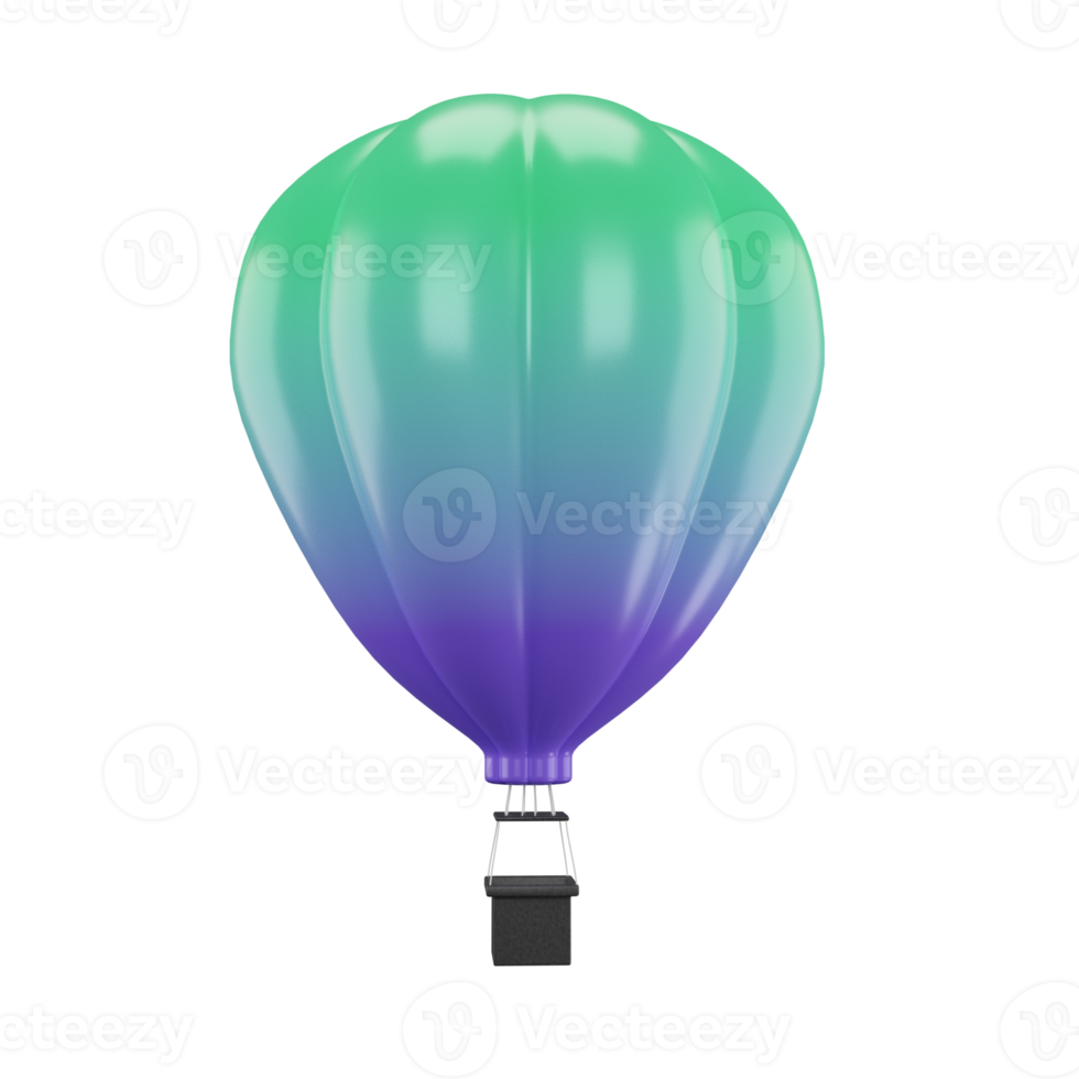 Air Ballon 3D icon, suitable to be used as an additional element in your poster, banner and template designs png