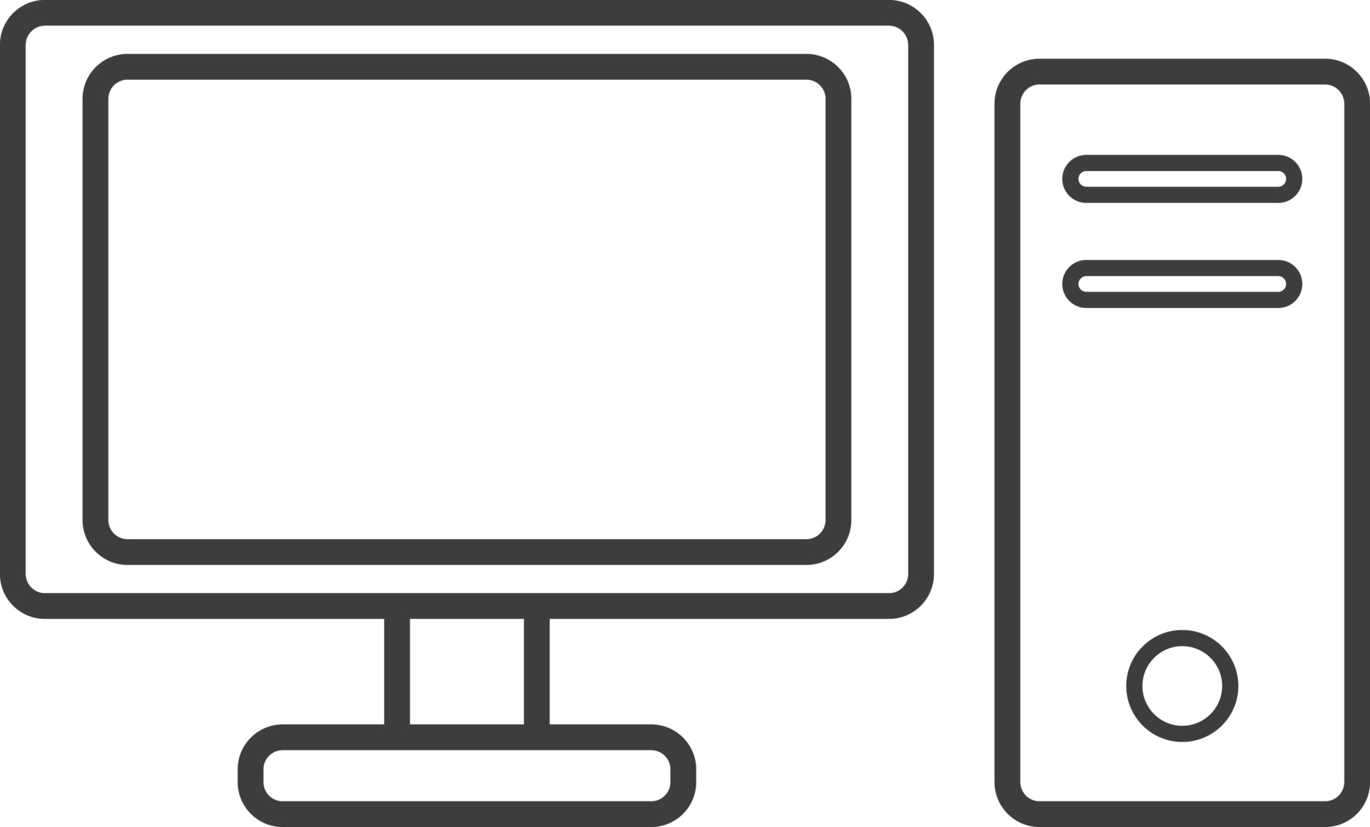 Computer thin line icon, Education icon set. 14179588 PNG