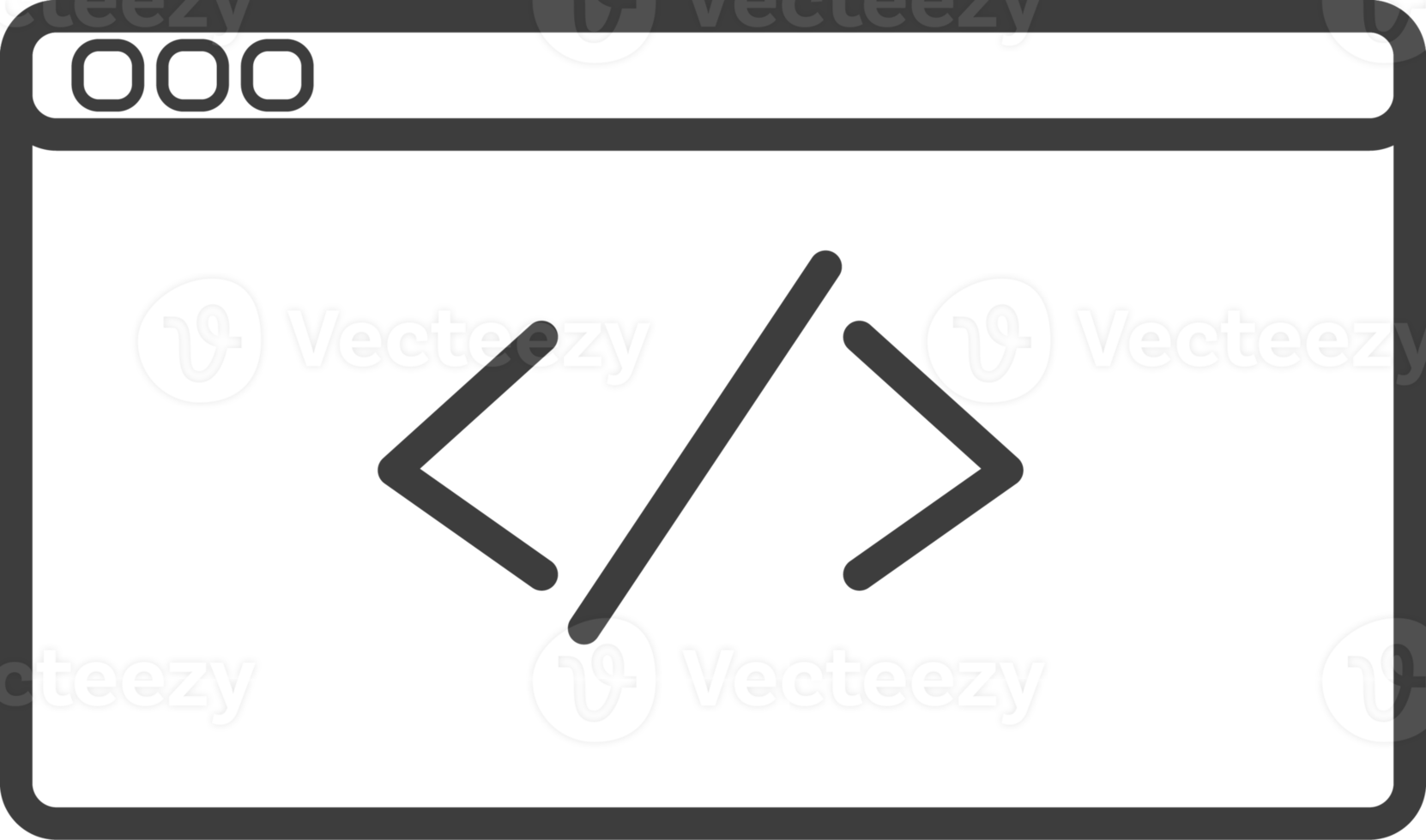 Programming thin line icon, Education icon set. png