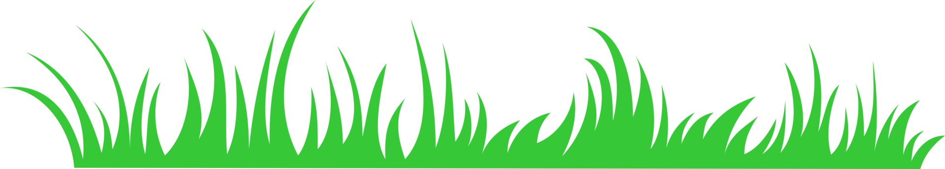 fond transparent d'herbe de dessin animé png