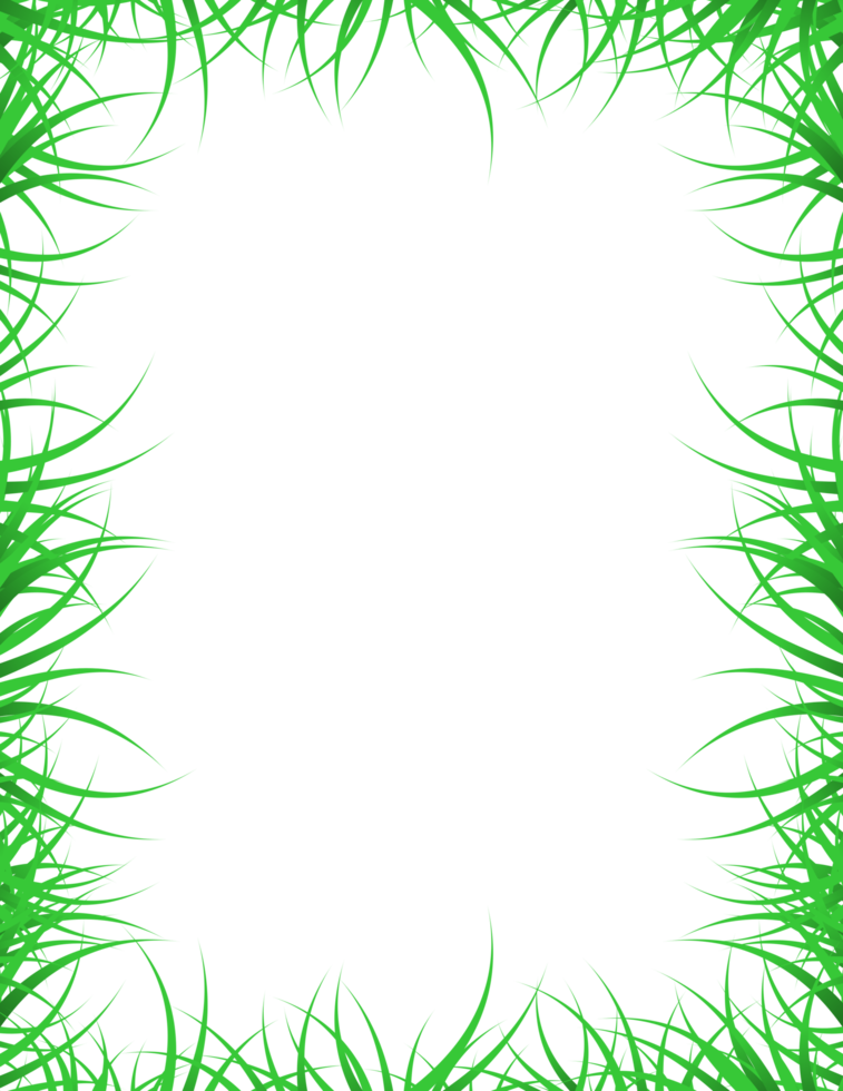 grass frame transparent png