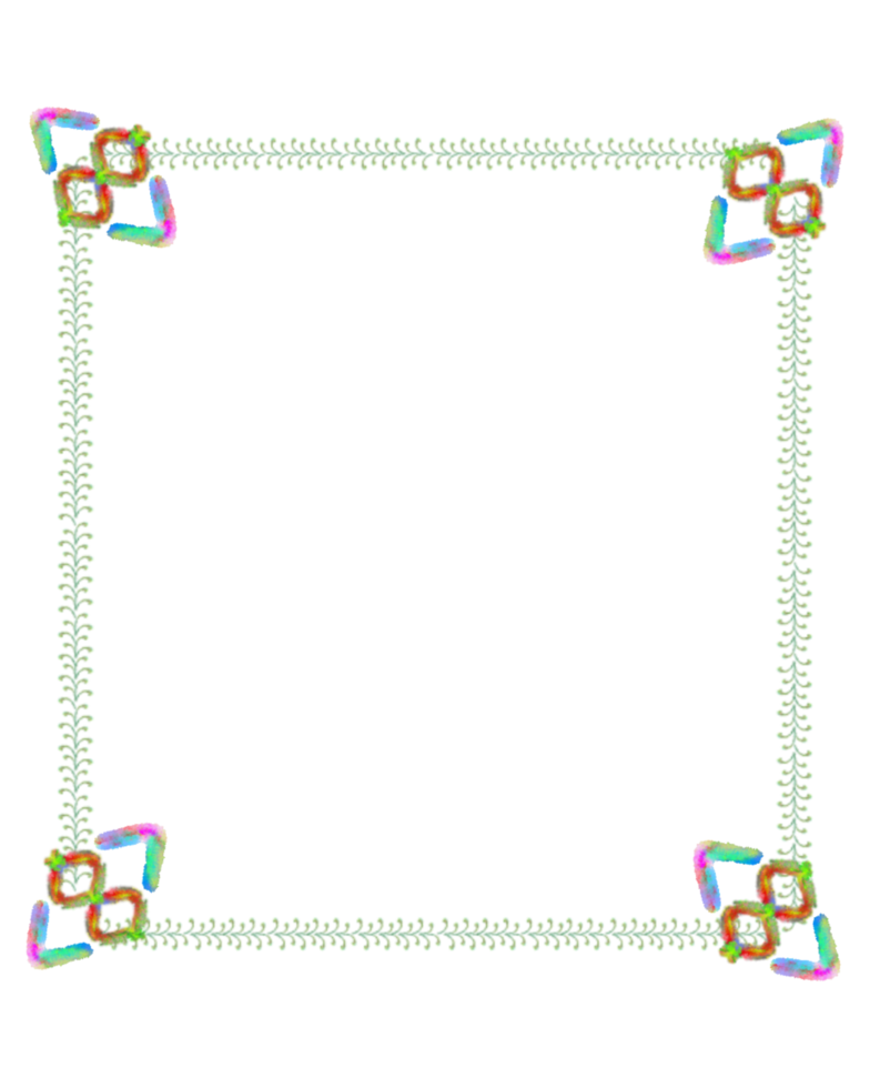 simple frame png transparent background