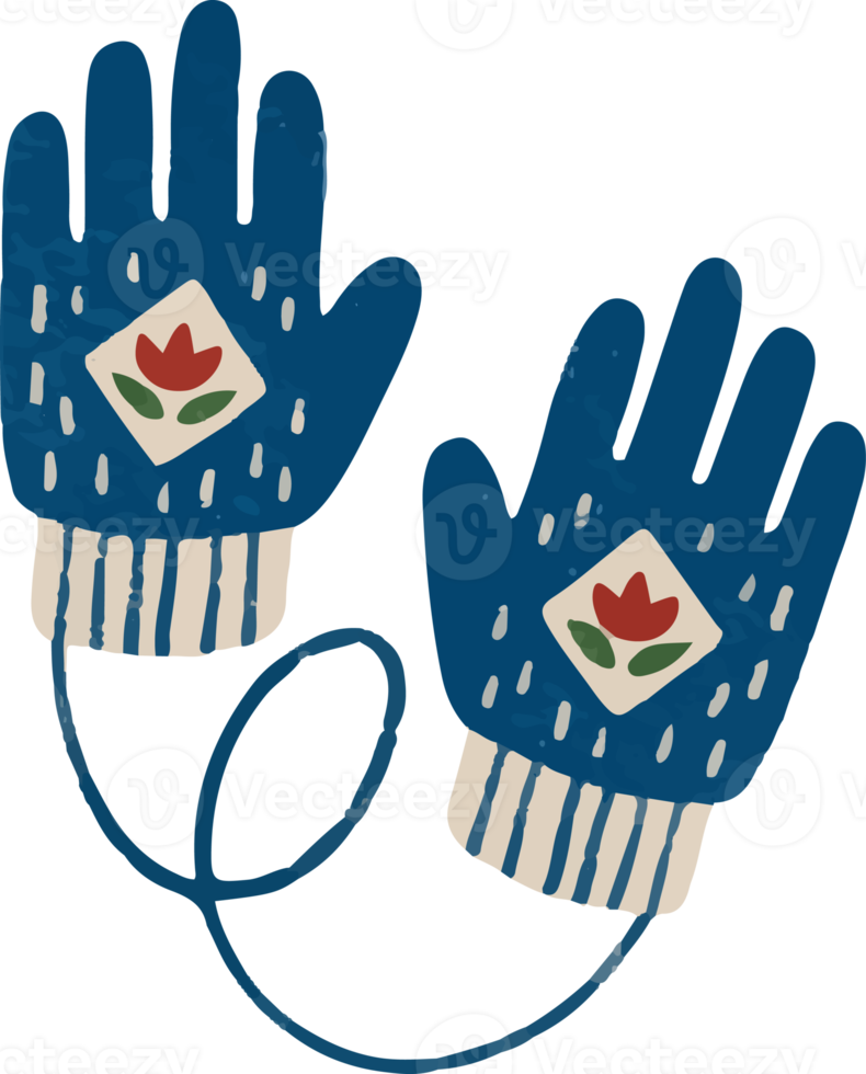 Free Hand Drawn a Pair of Gloves 14180165 PNG with Transparent Background