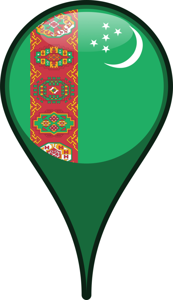 bandeira do Turcomenistão png