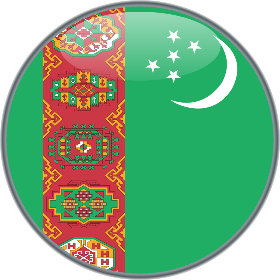 flag of TURKMENISTAN png